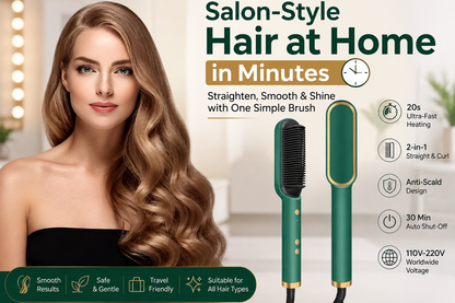 Silky Smooth Hair Straightener Comb