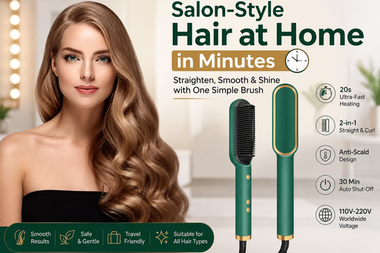 Silky Smooth Hair Straightener Comb